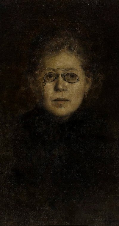 Portrait of Maria Konopnicka by Maria Dulebianka